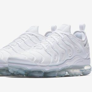 Nike Air Vapormax Plus Mens White/Pure Platinum Sz 8.5 924453-100 No Lid…